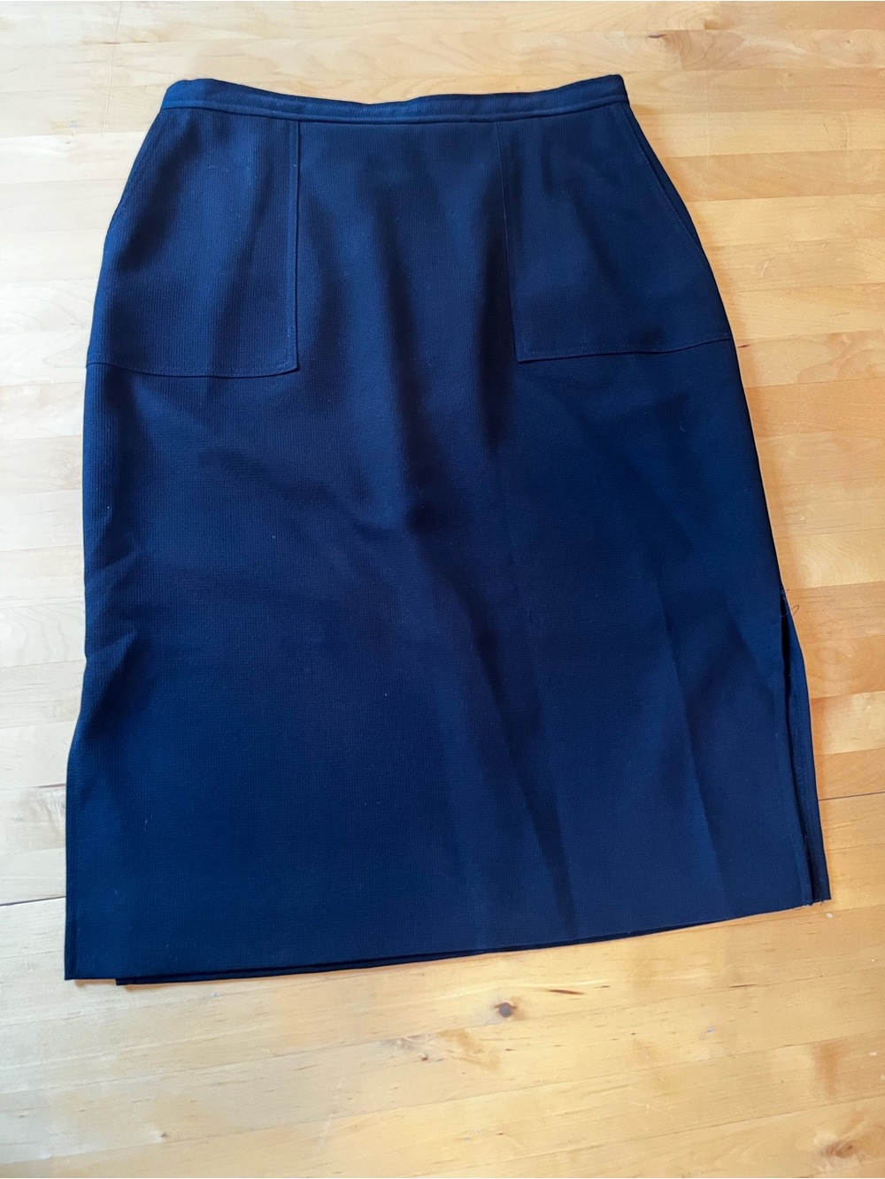 Vintage Gianni Classic Black Pencil Skirt